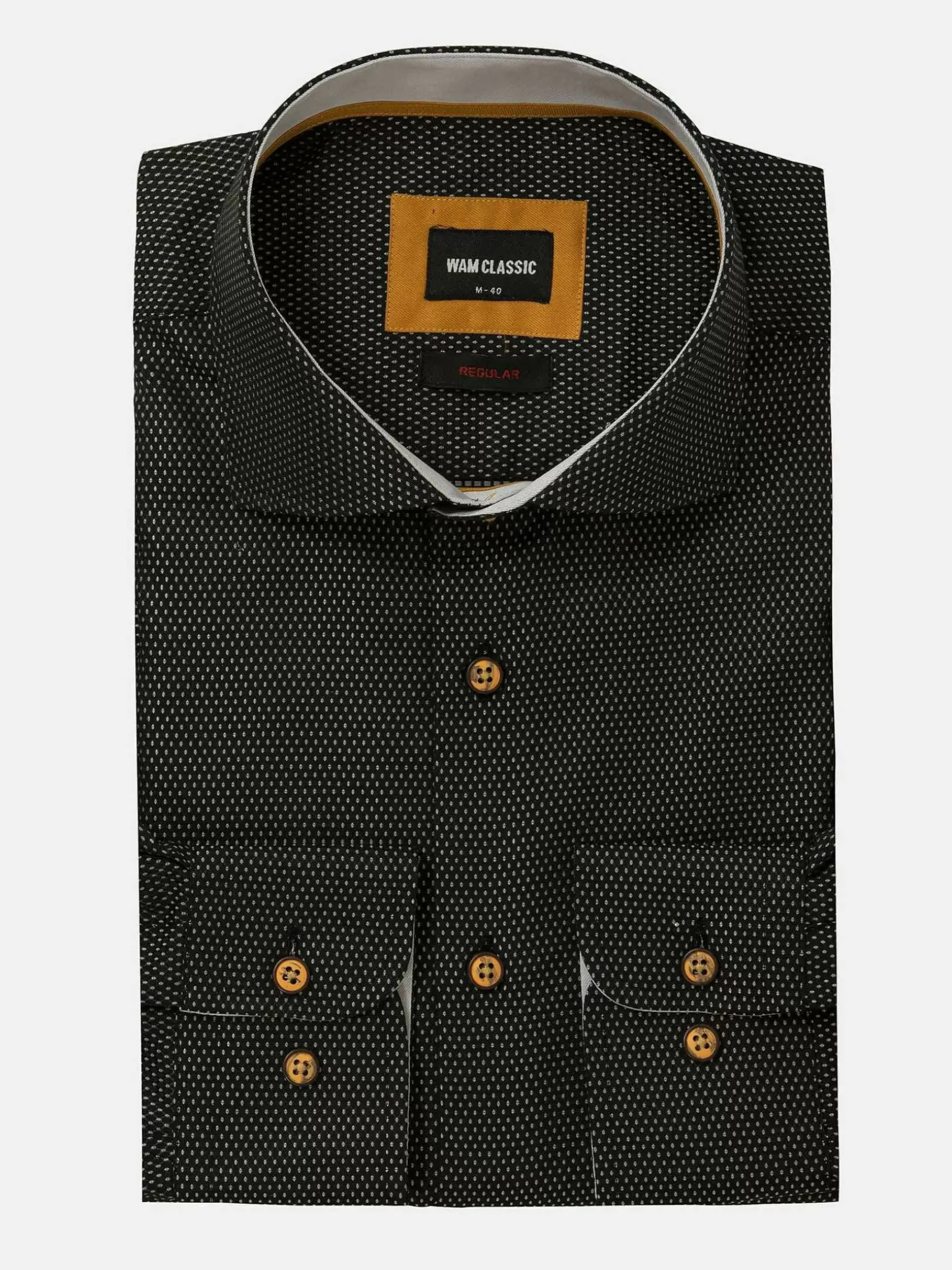 Bentley Regular Fit Black Overhemd