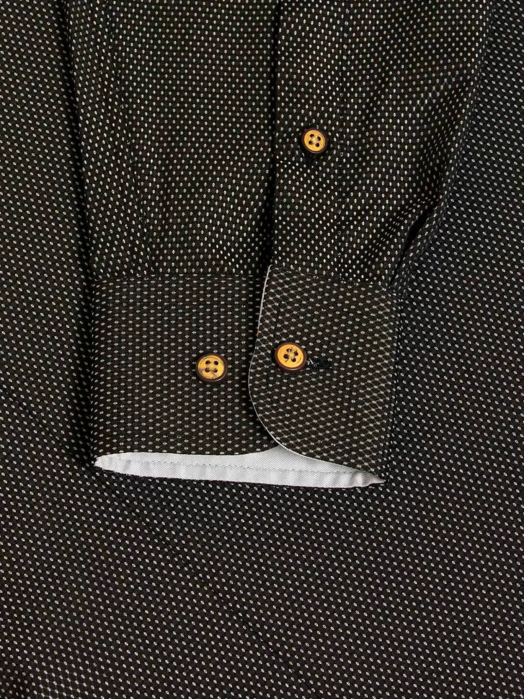 Bentley Regular Fit Black Overhemd