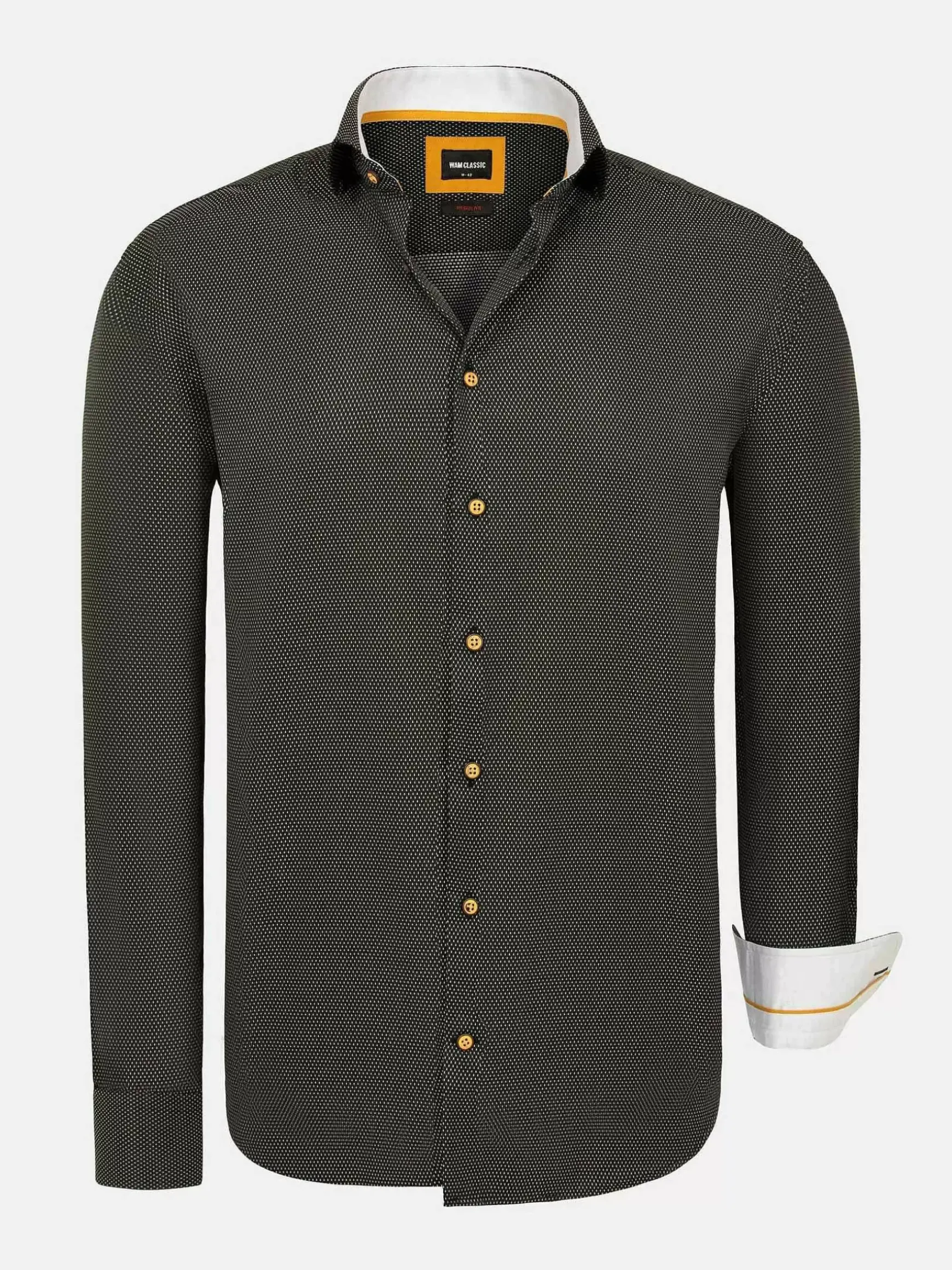 Bentley Regular Fit Black Overhemd