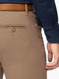 Brasilia Slit Pocket Dark Beige Chino
