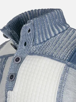 Cambridge Pattern Blue White Truien