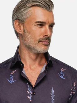 Equinox Floral Print Overhemd Lange Mouw