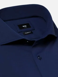 Everest Stretched Navy Overhemd Lange Mouw