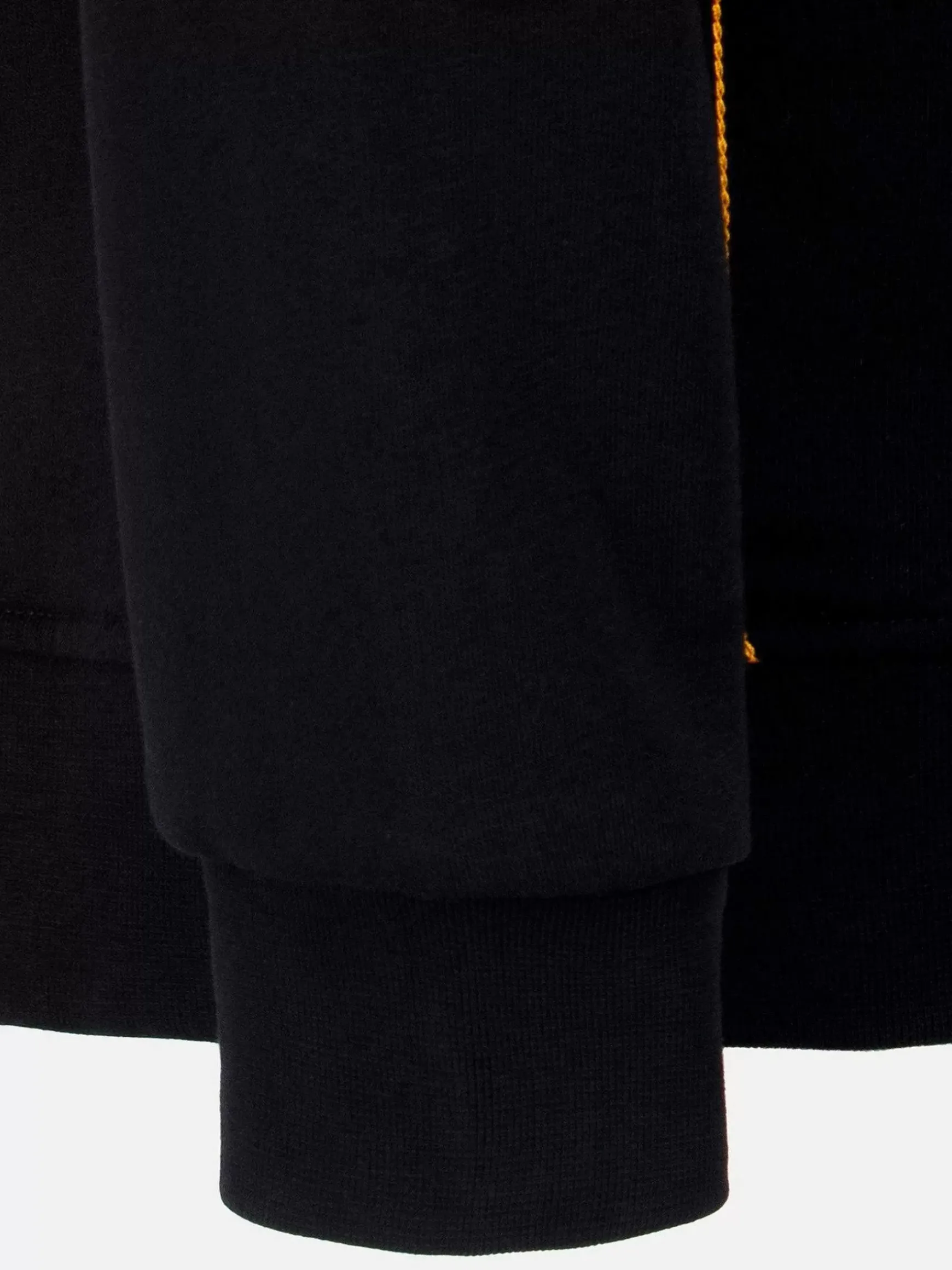 Hawaiian High Neck Black Sweater
