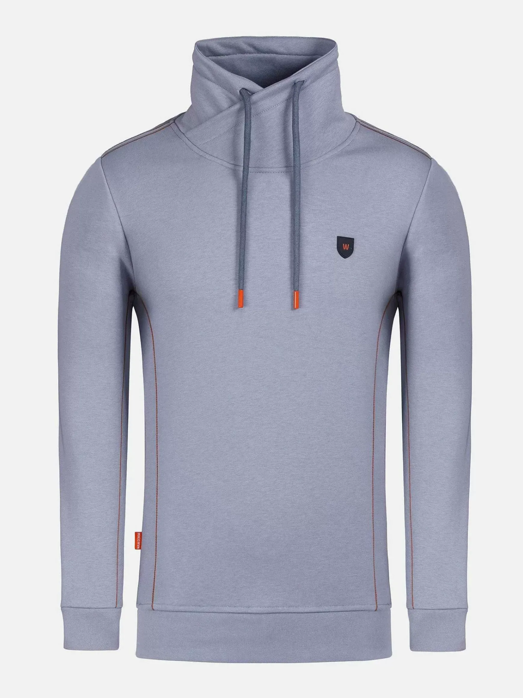 Hawaiian High Neck Grey Sweater