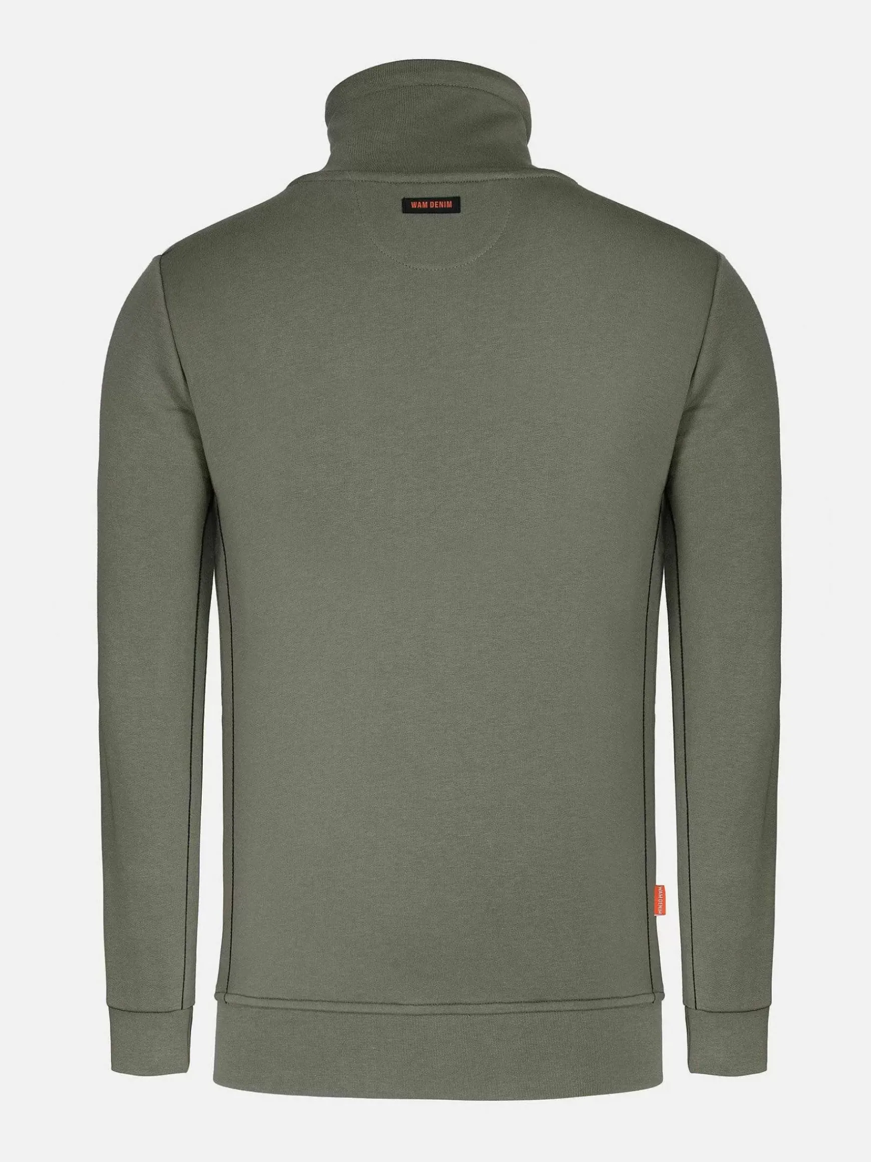 Hawaiian High Neck Khaki Sweater