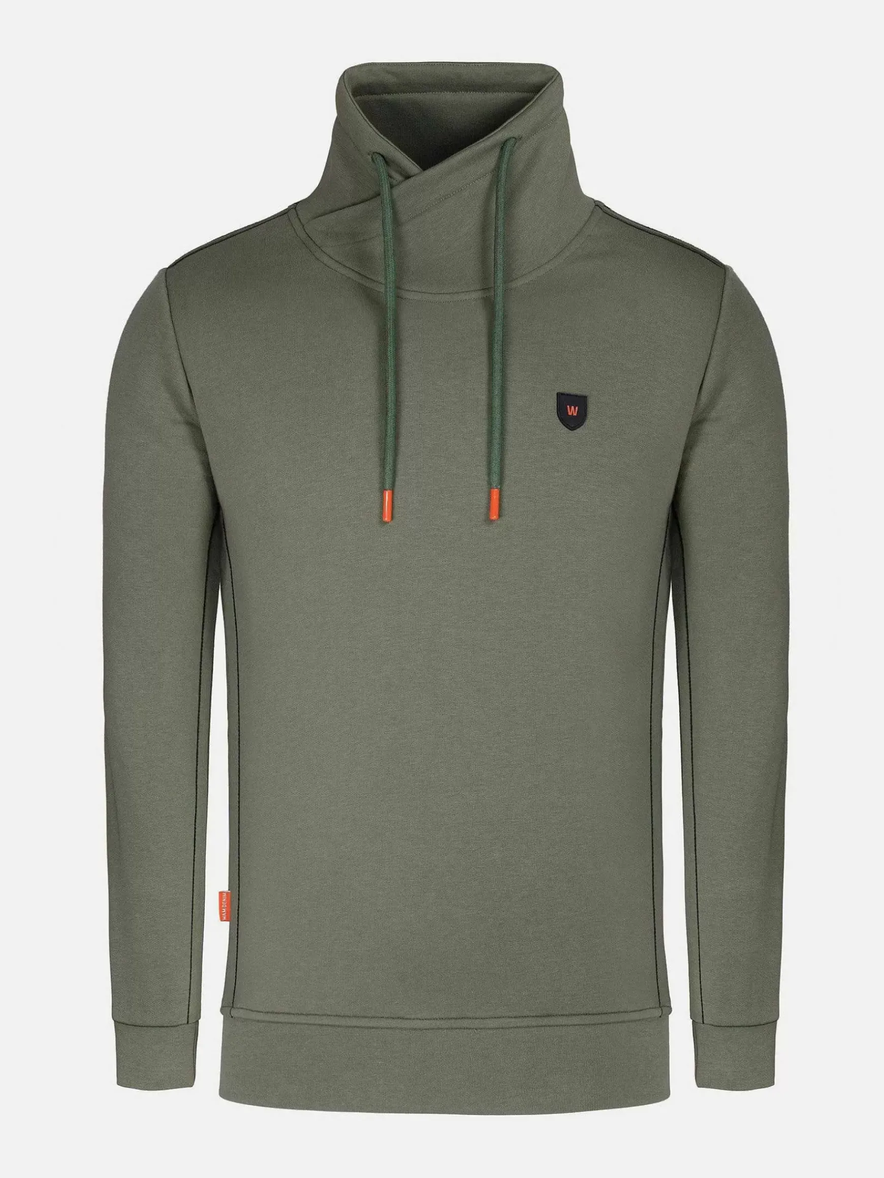 Hawaiian High Neck Khaki Sweater