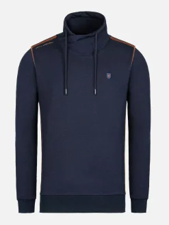 Horizon Turtleneck Navy Sweater