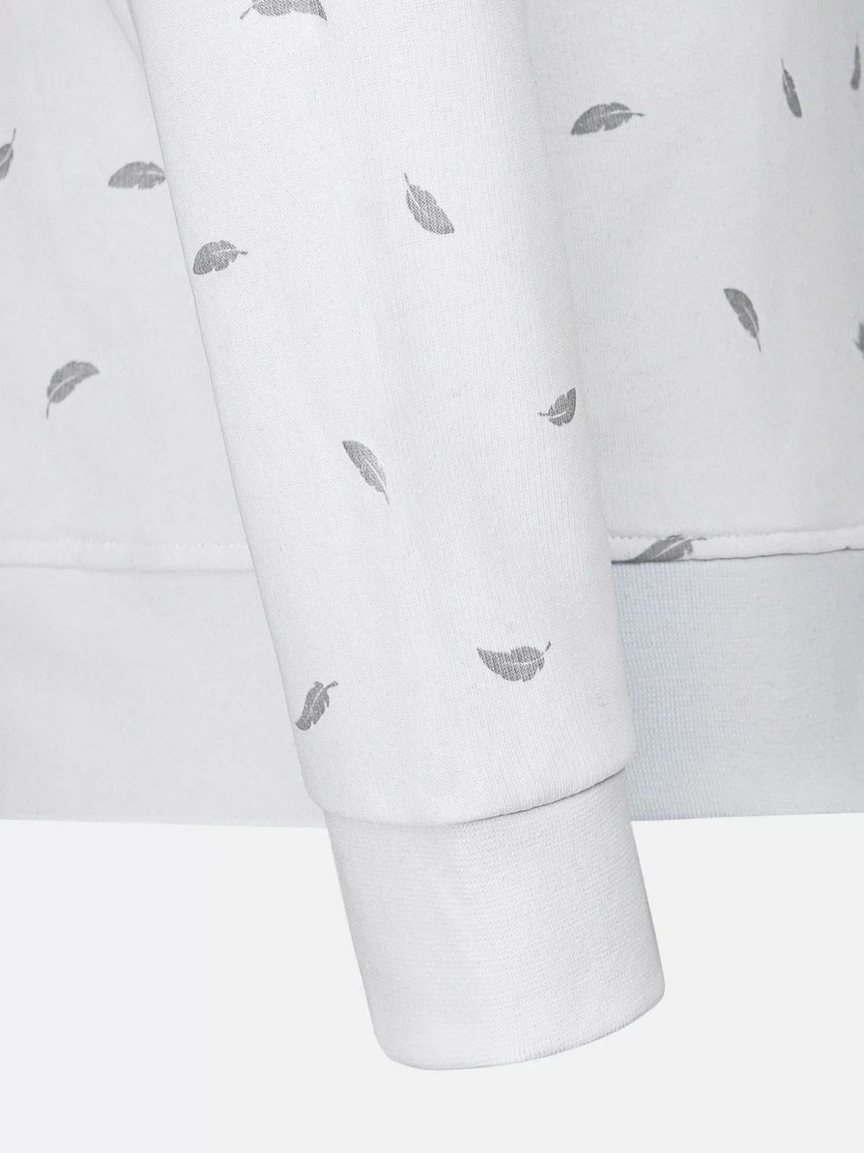 Mariner Ground Floral White Grey Sweater