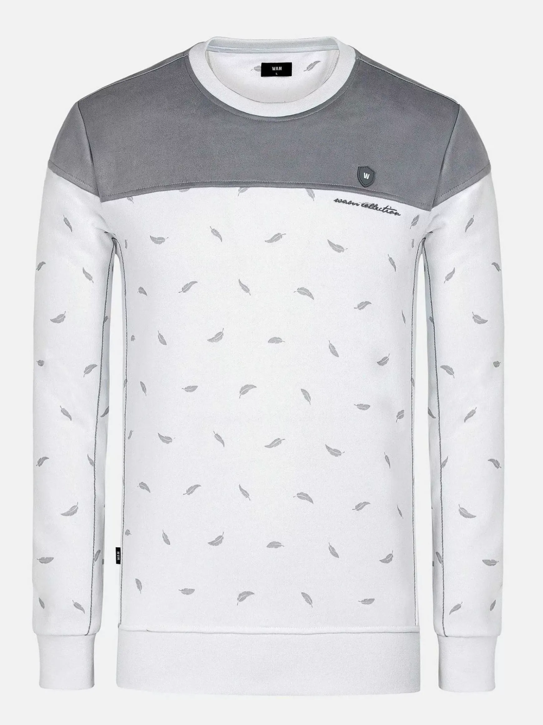 Mariner Ground Floral White Grey Sweater