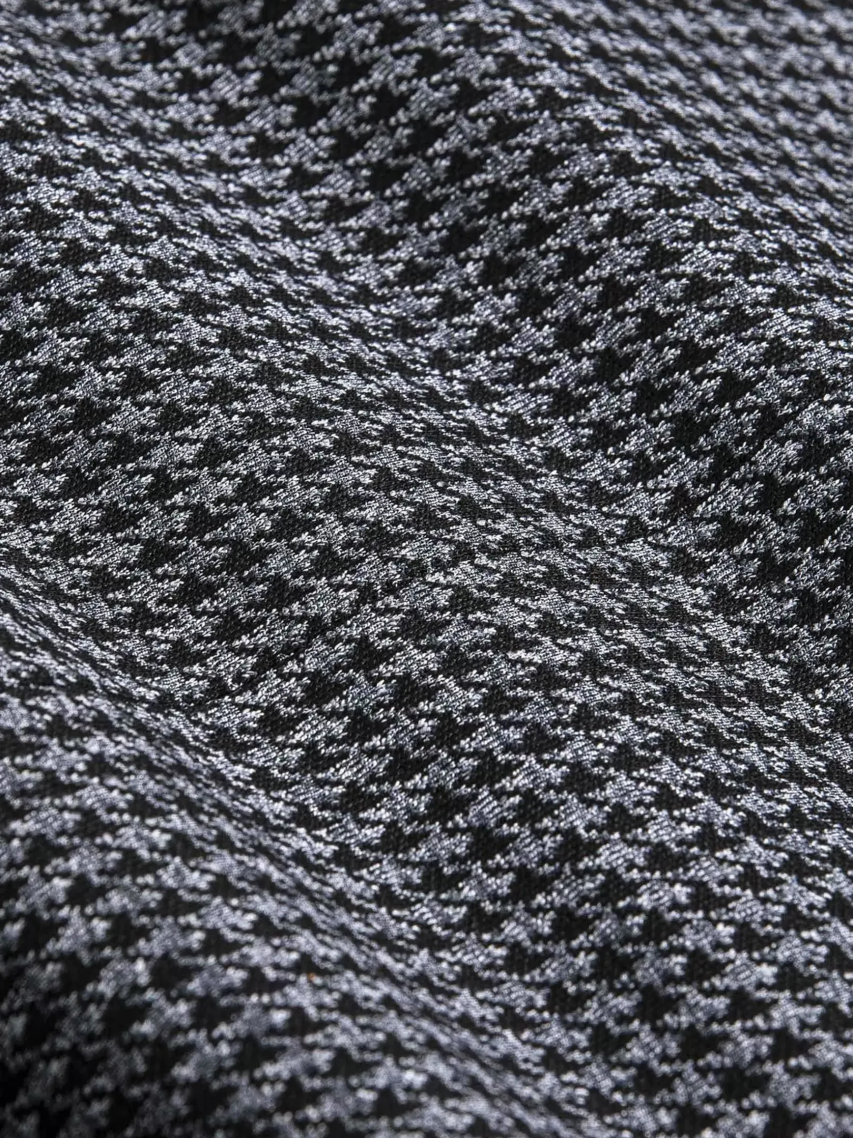 Minevra Checked Slim Fit Black Grey Colbert