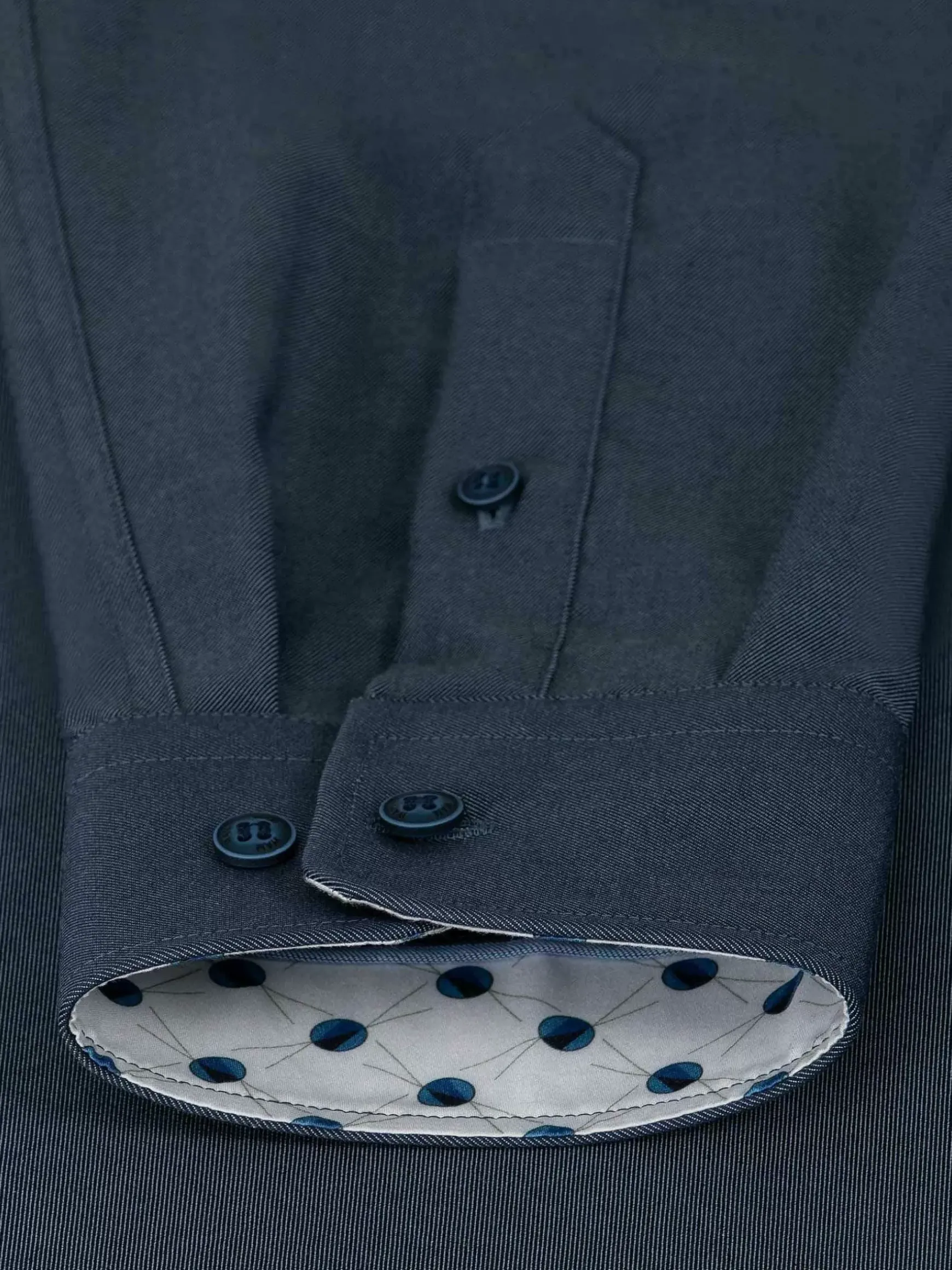 Overhemd Lange Mouw 75754 Caesar Dark Indigo