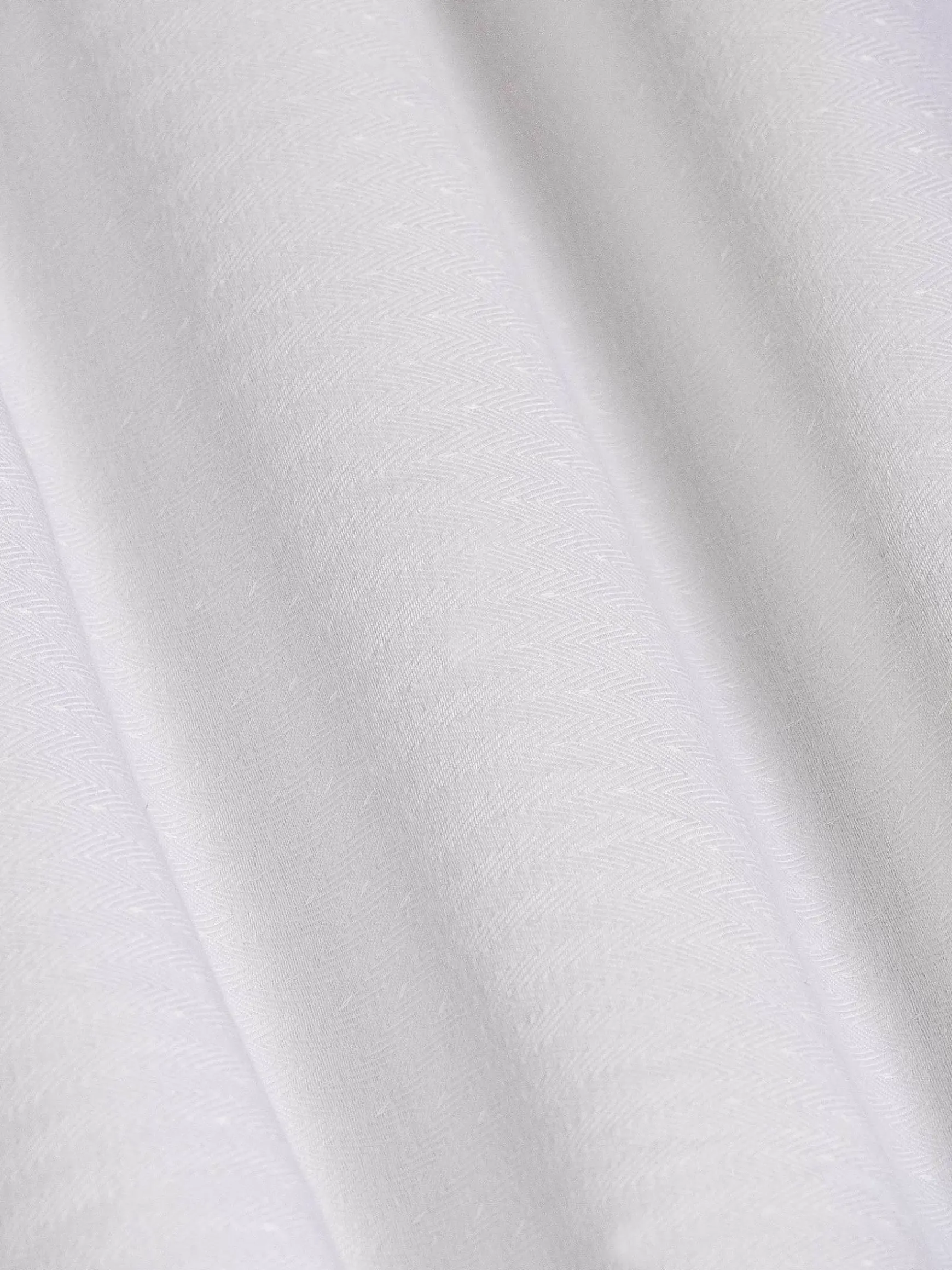 Pearl Solid White Overhemd Lange Mouw