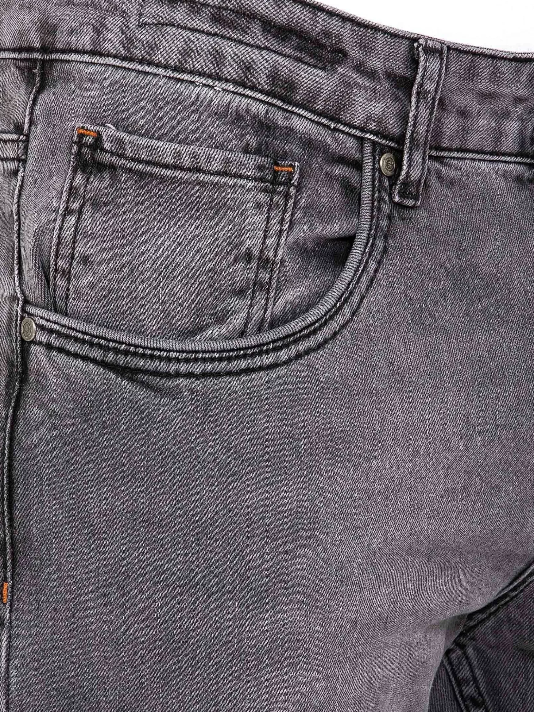 Rance Regular Fit Anthracite Faded Jeans