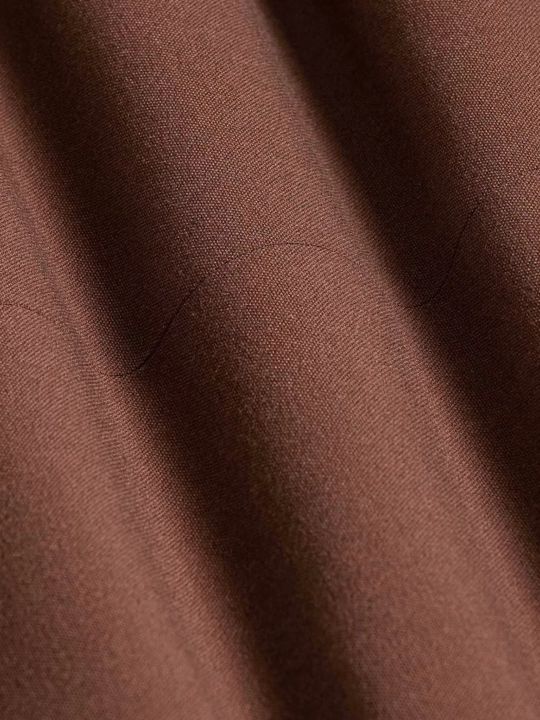Slim Fit Brown Textured Colbert