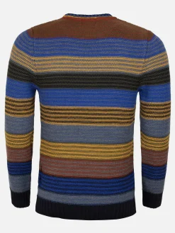 Sweater 77517 Puebla Royal Blue Yellow