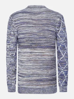 Truien 77520 Flinn Grey Royal Blue