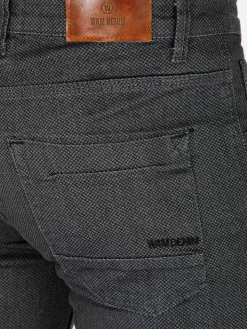 Twilight Mini Check Slim Fit Anthracite Jeans